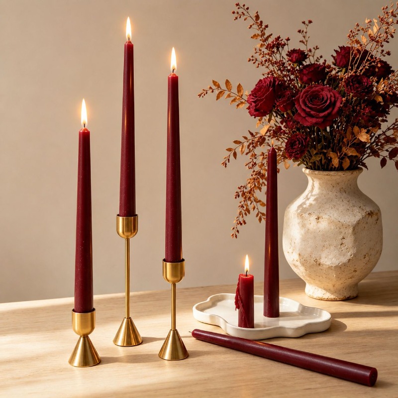 Soy Wax - Candele a forma di cono color