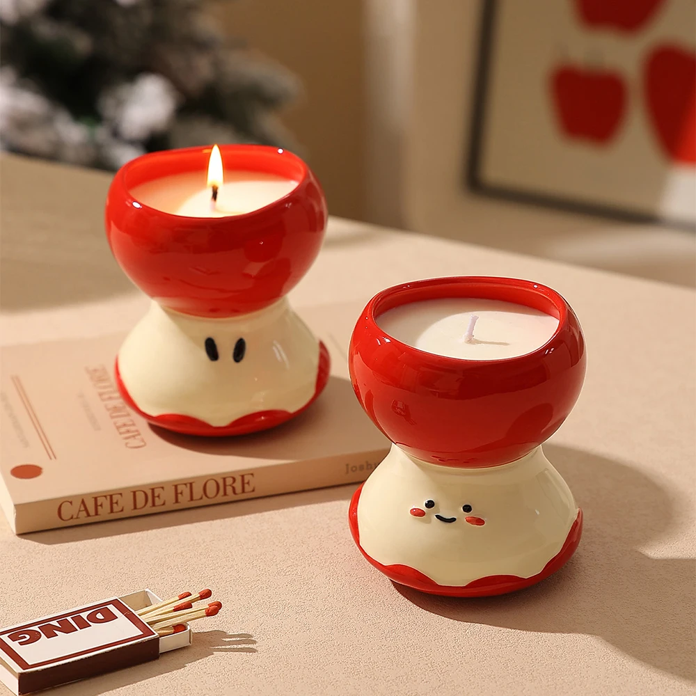 Soy Wax - Candela Aromaterapica a Forma di Mela,