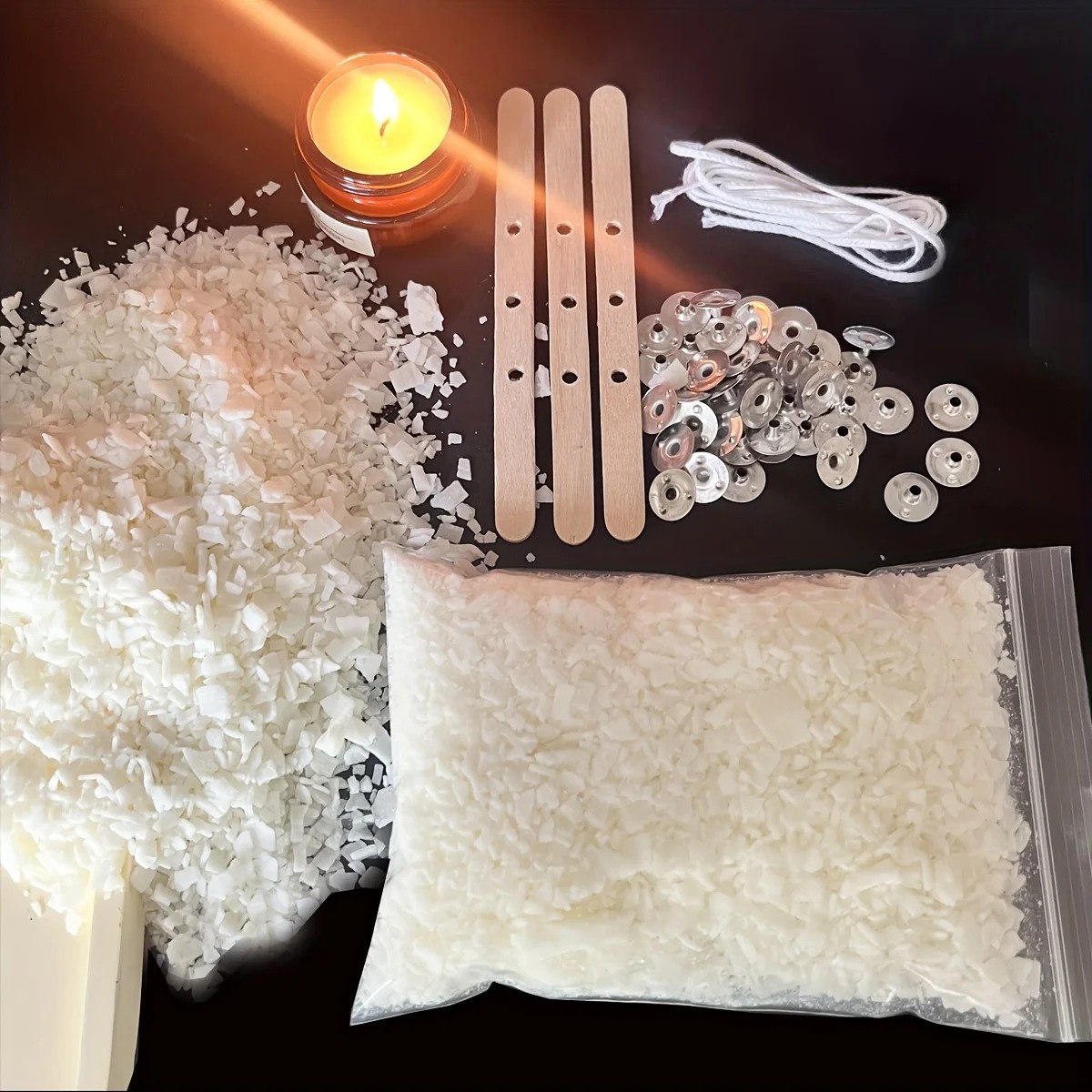 Candle Making Kit - Kit per realizzare candele 100G Cera