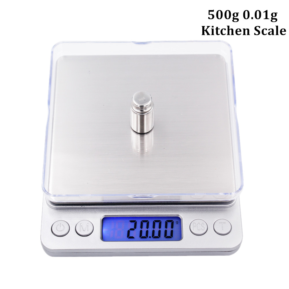 Candle Wax Scale - Bilancia Digitale LCD per Gioielli 500g/0,01g,
