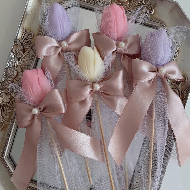 5 candele profumate al tulipan - Soy Wax recensione e prezzo